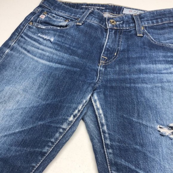 PREMIUM AG ADRIANO GOLDSCHMIED EX-BOYFRIEND CLASSIC SLIM JEANS 25x27 ๐ - Picture 9 of 14